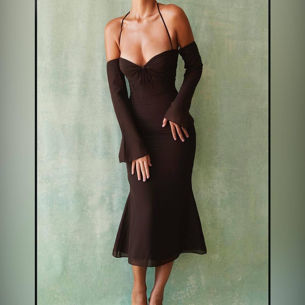 House of CB Brown Midi Dress (D cup)